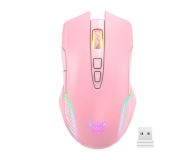 Onikuma Różowa Bezprzewodowa mysz do gier 2.4G CW905 - 1455712 - zdjęcie 1